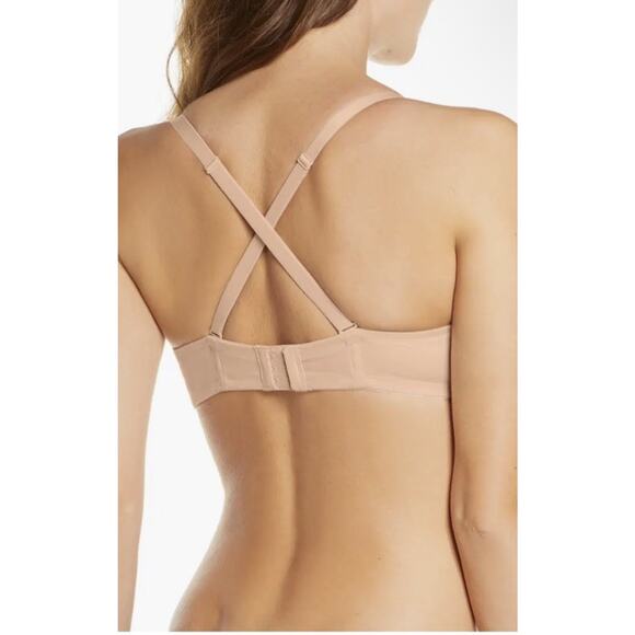 Waco Al Red Carpet Strapless Bra With Straps Natural Nude 36C NWT $76 - Picture 4 of 7